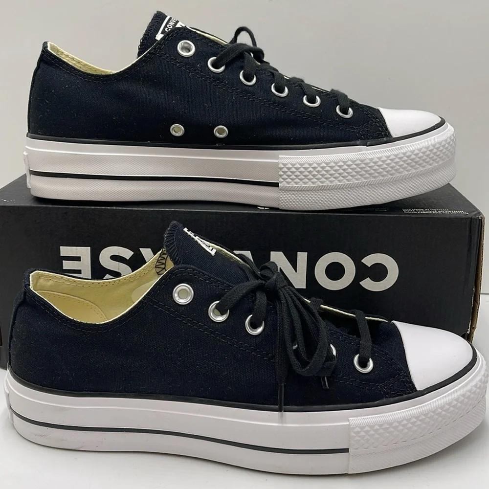 Converse WMNS CTAS LIFT OX BLACK/WHITE/WHITE 560250C Platforms Sneakers